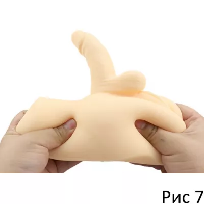Мастурбатор с фаллоимитатором "Futanari Dildo and Hole"