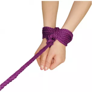 Веревка для бондажа "Beeswax Tanned Rope Purple"
