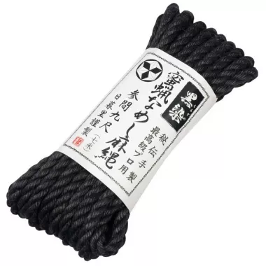 Beeswax Tanned Rope Black