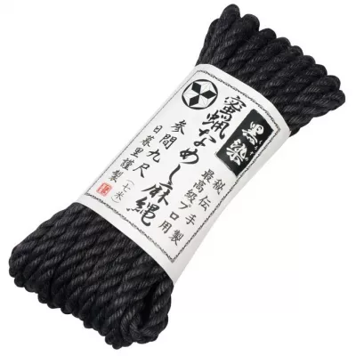 Веревка для бондажа "Beeswax Tanned Rope Black"