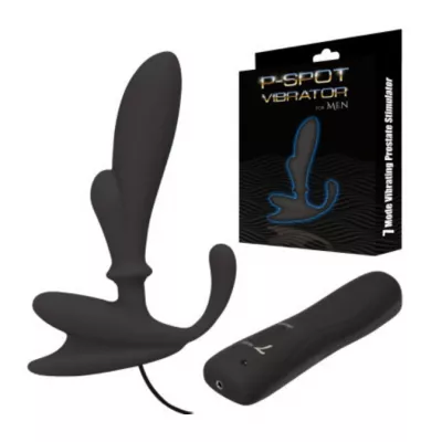 Вибратор простаты и промежности "P-SPOT Vibrator Black"