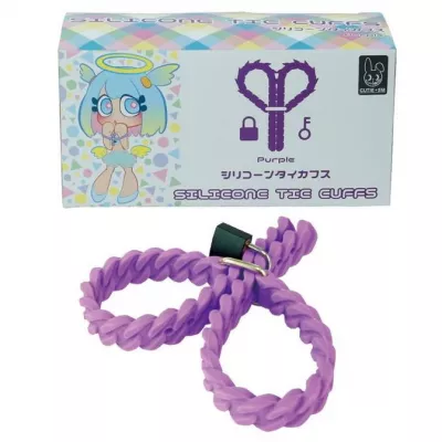 Силиконовые наручники "Silicone Tai Cufflinks Purple"