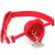 Кляп с заглушкой "Silicone Gag Lip Cap Red"