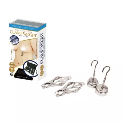 Зажимы на соски с грузом "Safe Blue Clamp Weight"