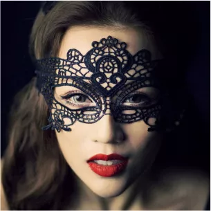 Маска на глаза кружевная  "Attractive Gothic Eye Mask"