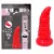 Анальная рельефная пробка "TU-NO hard RED"