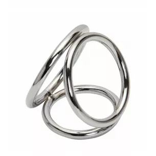 Кольцо эрекционное "Metal Triple Ring S"