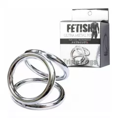 Кольцо эрекционное "Metal Triple Ring L"