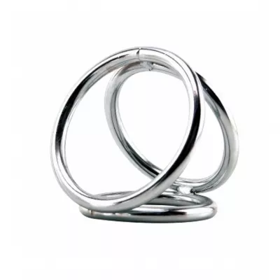 Кольцо эрекционное "Metal Triple Ring L"