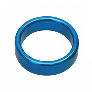 Кольцо эрекционное "Metal Wide Ring S Blue"