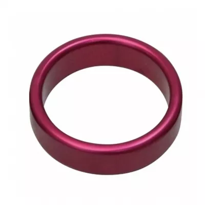Кольцо эрекционное "Metal Wide Ring M Red"