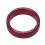 Кольцо эрекционное "Metal Wide Ring M Red"