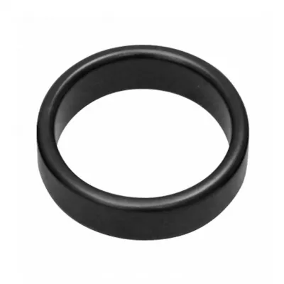 Кольцо эрекционное "Metal Wide Ring M Black"
