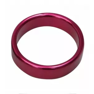 Кольцо эрекционное "Metal Wide Ring L Red"