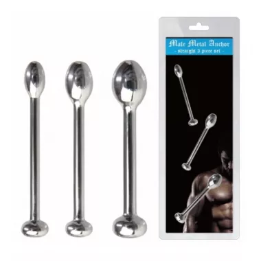 Male Metal Straight 3P Set