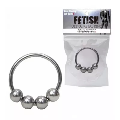 Кольцо на головку "Metal Ring 4 Moving Ball L"