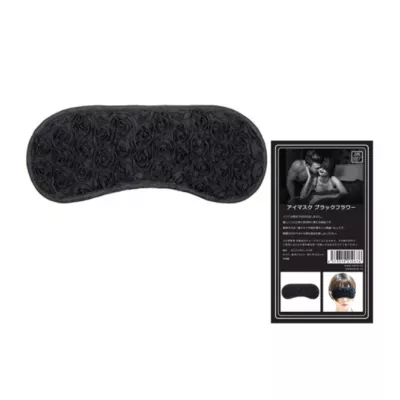Маска на глаза "SMV Eye Mask Black Flower"