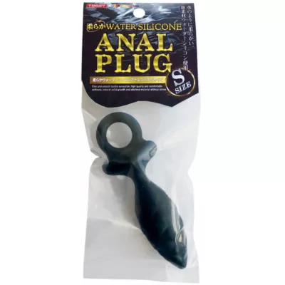 Анальная пробка с кольцом "Water Silicone Plug S"