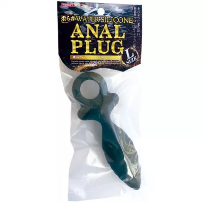 Анальная пробка с кольцом "Water Silicone Plug L"