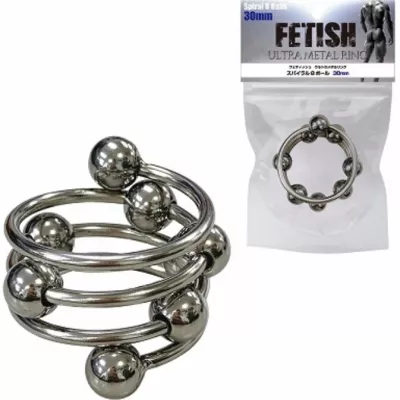 Кольцо эрекционное "Fetish Metal Ring Spiral 30"