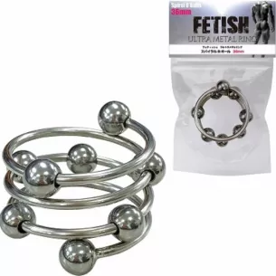Кольцо эрекционное "Fetish Metal Ring Spiral 36"