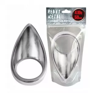 Эрекционное кольцо "Metal Teardrop Cock Ring 50"