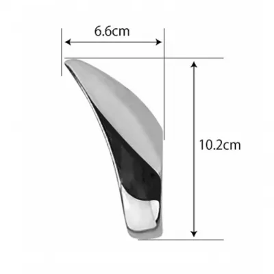 Эрекционное кольцо "Metal Teardrop Cock Ring 50"