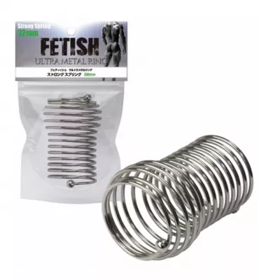 Спиральная насадка на член "Fetish Metal Ring Strong"