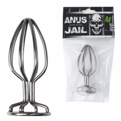 Анальная пробка металлическая "Anus Jail M Size"
