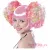 Парик "Brilliant Twin Party Pink"