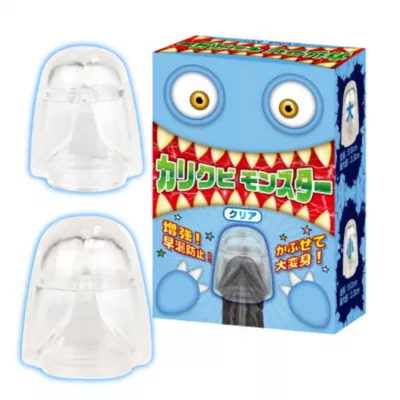 2 насадки на головку "Karikubi Monster Clear"
