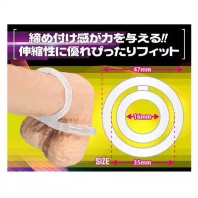 Кольцо эрекционное "Regno Cock Ball Ring Clear"