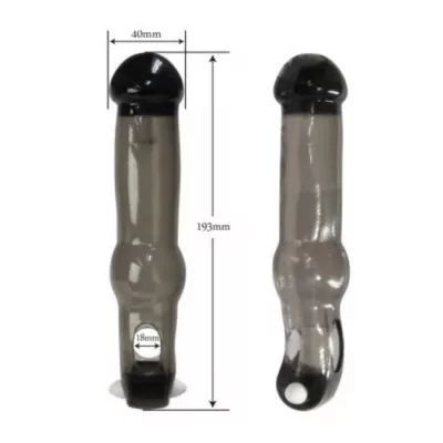 Насадка на член удлиняющая с вибрацией "UES 4 Mushroom"