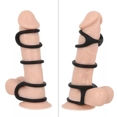 Набор из 3 колец "Regno Silicone Triple Attack"