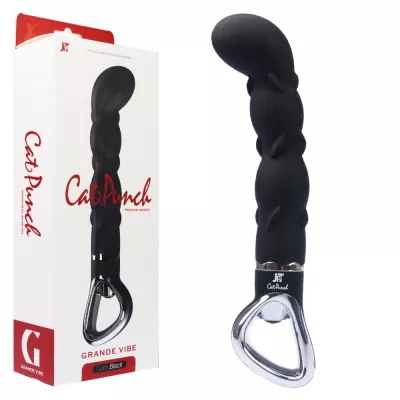 Вибратор вагинальный "Cat Punch G GRAND BLACK"