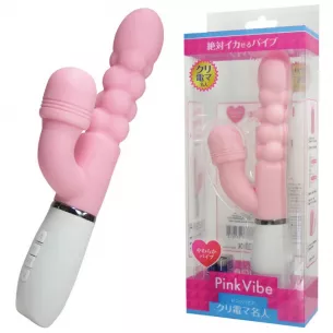 Вибратор вагинально-клиторальный "Pink Vibe Clitoris Master"