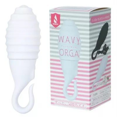 Тренажер вагинальных мышц "Wavy Orga White"