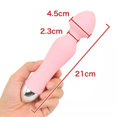 Вибратор массажер с подогревом "Crima HOT Pastel Pink"