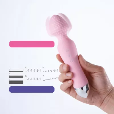 Вибратор массажер с подогревом "Crima HOT Pastel Pink"