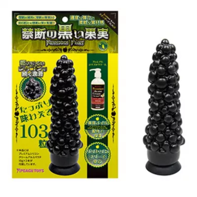 Фаллоимитатор "Kindan Fruit Standart Black"