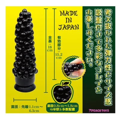 Фаллоимитатор "Kindan Fruit Standart Black"