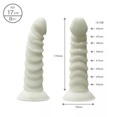 Фаллоимитатор рельефный "White Lover 17 Soft Type"