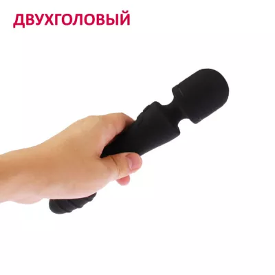 Вибратор массажер с подогревом "Denma Black AIKA"