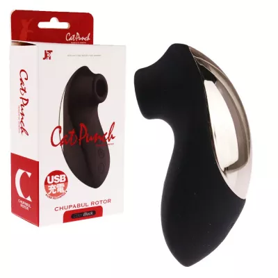 Вакуумный стимулятор "CatPunch C CHUPABUL BLACK"