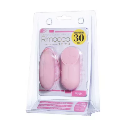 Виброяйцо с ДУ на шнурке "Rimocco Pink"