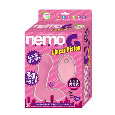 Пульсатор для точки G и клитора "Nemo G Piston Pink"