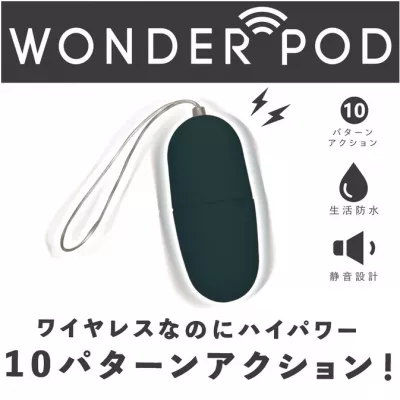 Виброяйцо с ДУ "WONDER POD BLACK"