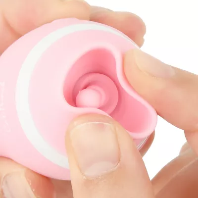 Вакуумный стимулятор с вибрацией "CatPunch H HORNY PINK"