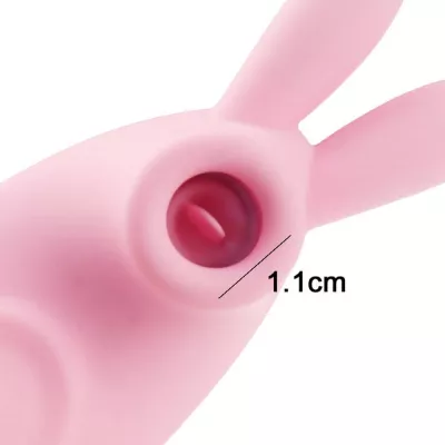 Вакуумный стимулятор с вибрацией "CatPunch N BUNNY PINK"