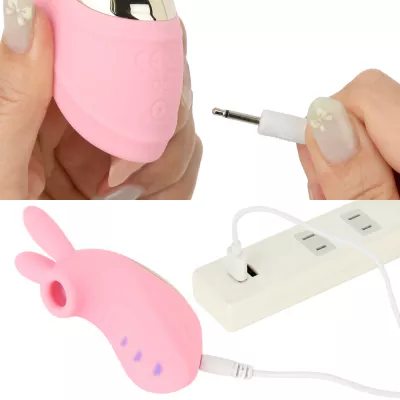 Вакуумный стимулятор с вибрацией "CatPunch N BUNNY PINK"